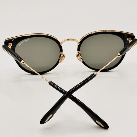 Tom Ford Sunglasses TF1244-K 01A Womens Black Round Frame Gray Lens 54-22-145 main image 7